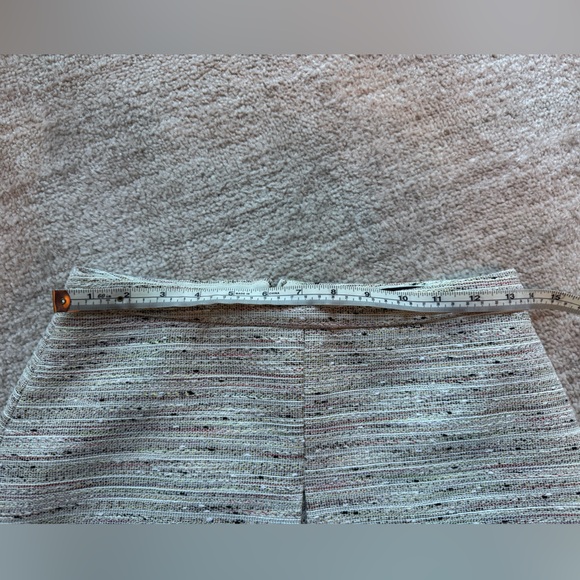 J. Crew Box Pleat Pink Pepper Tweed A-Line Skirt Sz 4 - Picture 14 of 14